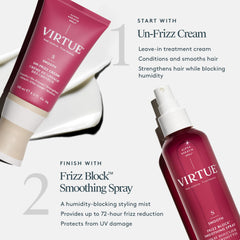 VIRTUE Frizz Block Spray: control de la humedad por hasta 72 horas.