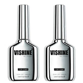 Vishine protector Ultra Brillo en empaque doble para manicuras duraderas.