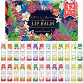 VISRIE bálsamo labial 32-pack en caja, regalo práctico para labios hidratados todo el día.