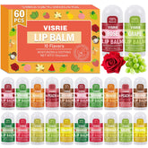 VISRIE bálsamo labial mini sabor manzana, hidratación suave para labios secos durante todo el día.
