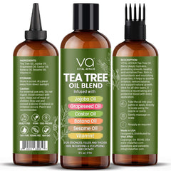 VITAL AFFAIR Aceite árbol de té para cabello, aplicación manual facilita masaje