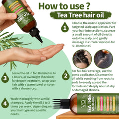 VITAL AFFAIR Aceite árbol de té, cuero cabelludo calma irritación y reduce descamación