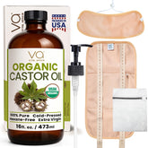 VITAL AFFAIR Aceite de ricino en botella ámbar para uso cosmético suave