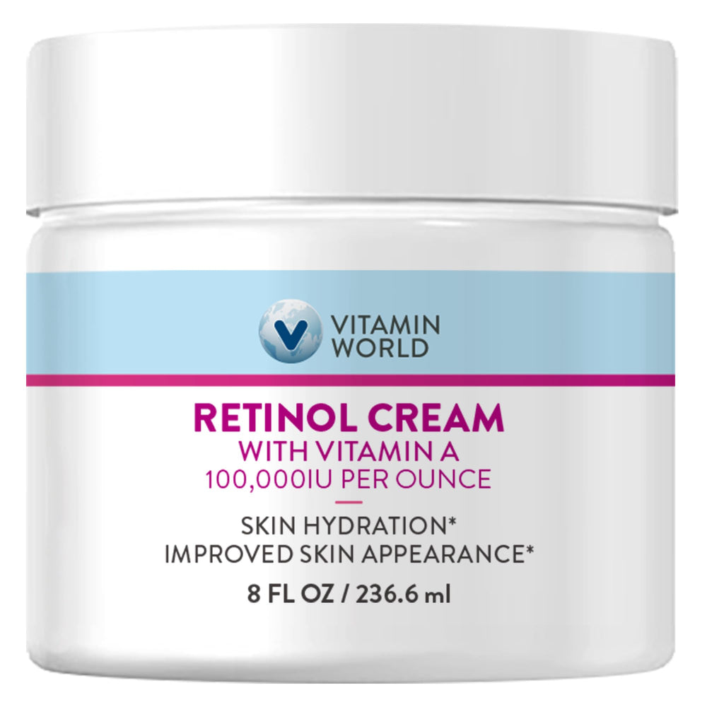 Vitamin World Crema Retinol Nocturna 100000 UI para piel suave y nutrida