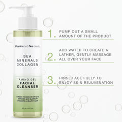 Mejora la textura y el tono con el limpiador de VITAMINS AND SEA BEAUTY