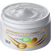 VITAMINS Keratina Mascara para cabello seco, reparación y brillo.