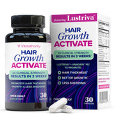 Lustriva Vitauthority: cápsula diaria para nutrición capilar conveniente.