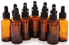 Vivaplex botella ámbar 30 ml con cuentagotas de vidrio para aceites.