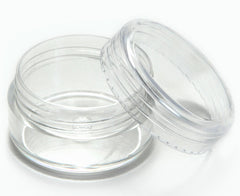 Vivaplex jarras para muestras de maquillaje, ideales para probar pigmentos y cremas.