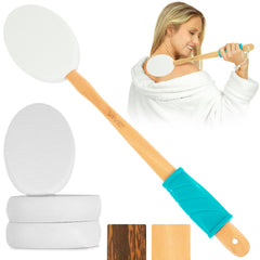 Vive aplicador de loción para espalda y pies con mango largo para cobertura uniforme