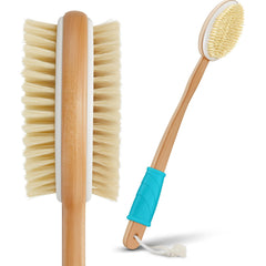 Cepillo Vive para espalda con mango largo, ideal para exfoliar la espalda en la ducha