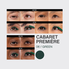 Vivienne Sabó Cabaret Premiere Máscara Verde, acabado largo y definido para uso diario.