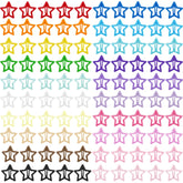 Pinzas estrella de metal VIBILIA, multicolor, fijación estable para peinados.