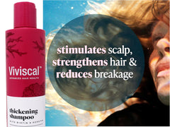 Viviscal acondicionador densificante en botella frontal para cabello suave y manejable.