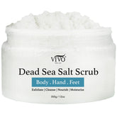 Vivo Per Lei exfoliante corporal con sal del Mar Muerto, refresca la piel.