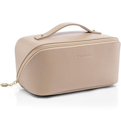 Vlando bolsa maquillaje gran capacidad frente para organizar cosméticos y accesorios