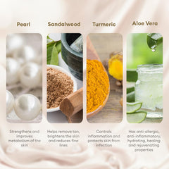VLCC Pearl Facial Kit mascarilla de perla para brillo y suavidad de la piel.