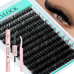 VLVLOCK Conjunto de clústeres 80D 10-18 mm para volumen llamativo.