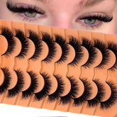 VOCOAK pestañas postizas con textura suave y 3D para look natural