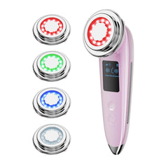 VOFEL Masseur Visage 4 en 1, Lumiere bleue: nettoyage en profondeur et peau rafraichie