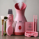 VogueNow kit spa vaporizador facial en presentación elegante para regalo