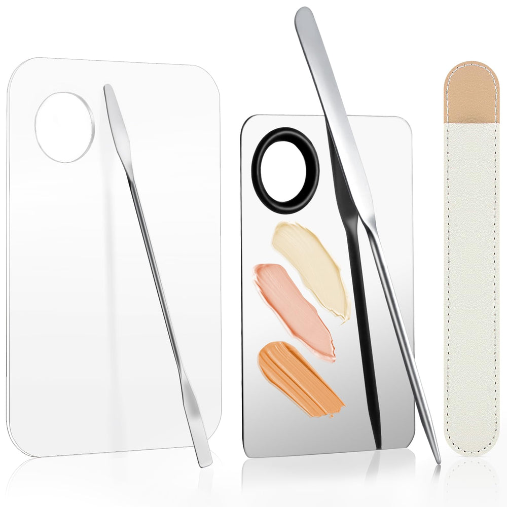 Voiluk conjunto de espátulas y paletas en acero inoxidable, ideal para aplicación precisa.