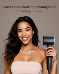 Volgtia secador con iones negativos para frizz reducido.