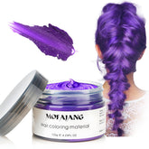 VOLLUCK pomada coloracion pelo morado, envase compacto para retoques rapidos.