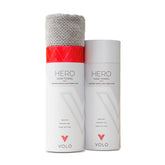VOLO Hero Luna Gray: toalla ultra suave para secado rápido del cabello y reducción de frizz.