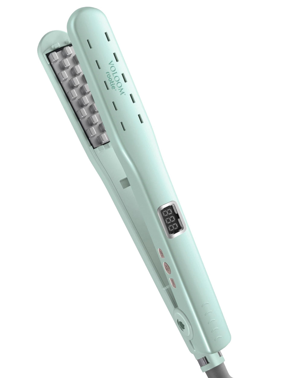 VOLOOM Rootie: placas cerámicas de tres cuartos de pulgada para cabello fino.