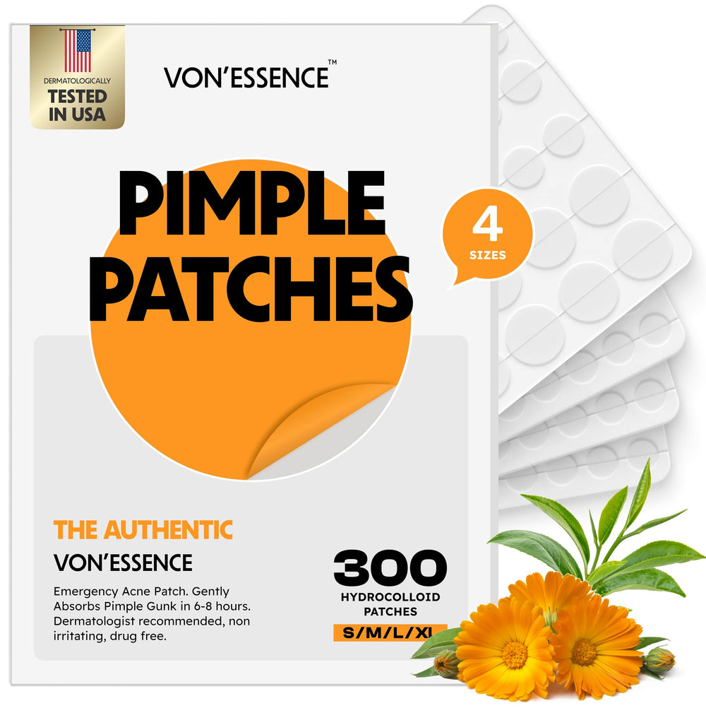 Vonessence parches hidrocoloides empaque de 300 para cuidado de la piel