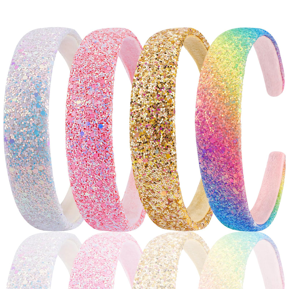 Diadema Vovii brillante con lentejuelas, ideal para fiestas infantiles