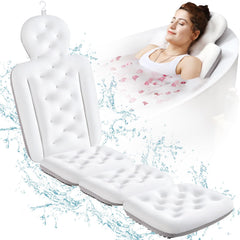 VOXOR almohada de baño para cuerpo completo, reposo cómodo al sumergirse en la bañera