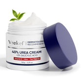 VREKEF crema de urea 40% para pies, hidratación profunda.
