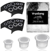 VryaSang kit completo con dos porta-tapas para organización.