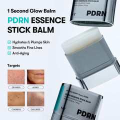 VT COSMETICS PDRN Essence Stick Balm, aplicación suave en ojos para uso diario.