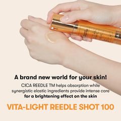 VT COSMETICS Vita-Light Reedle Shot, textura jelly para hidratar y aclarar la piel.