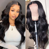 VTAOZI cabello ondulado con lace frontal para look natural diario