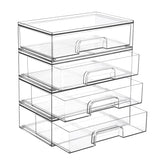 Vtopmart cajones acrílicos apilables frente, ideal para maquillaje organizado