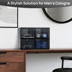 Vtopmart contenedores plásticos para tocador, protección contra polvo y fácil identificación.