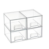 Vtopmart organizadores acrilicos de 4 cajones para maquillaje; mantiene el baño ordenado.
