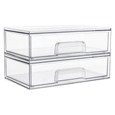 Vtopmart organizadores acrílicos transparentes para cajones, ideal para maquillaje y cosméticos