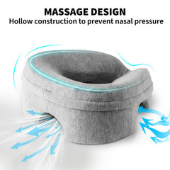 Apoyo ergonómico VVB para cabeza y columna reduce tensión