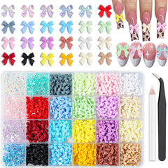 VYNELLE adornos para uñas lazos 24 colores para diseños llamativos