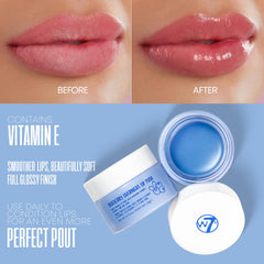 W7 Sweet Dreams mascarilla labial con vitamina E para suavidad.