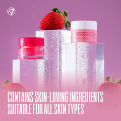 Textura del exfoliante para labios sedosos.