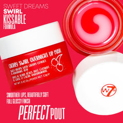 W7 Sweet Dreams textura labios cremosa para un brillo suave.