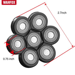 WAHFOX tecnología autoafilado para un afeitado suave y cómodo.