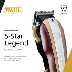 Wahl Leyenda: deslizamiento suave de la cuchilla para desvanecidos uniformes.