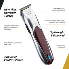 Wahl Professional 5 Star Align Trimmer, carga rápida para reducir tiempos de pausa